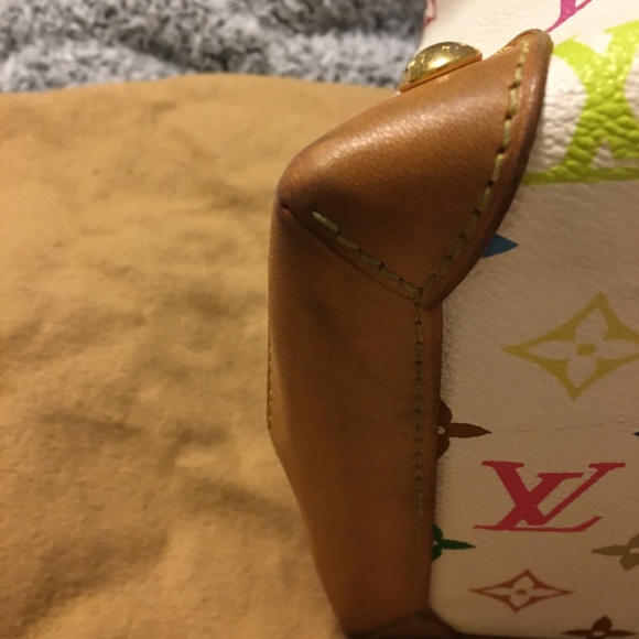 Louis Vuitton Takashi Murakami Multicolore AUDRA tote EUC A+ - Picture 4 of 11